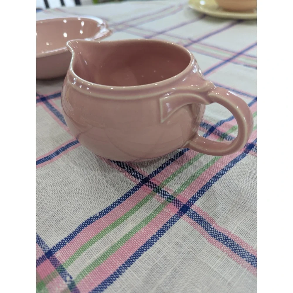 Vintage Lu-Ray Pastels Set Pink and Yellow